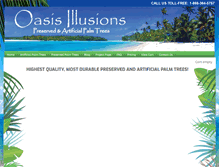 Tablet Screenshot of oasisillusions.com